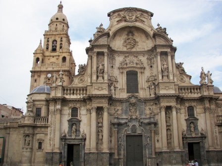 Fachada principal Catedral de Murcia
