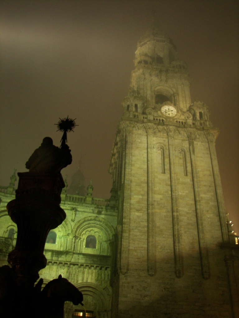 Catedral Santiago de noche