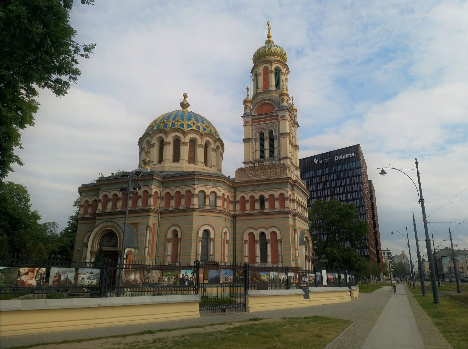 Catedral ortodoxa Alexander Nevsky en  Łódź