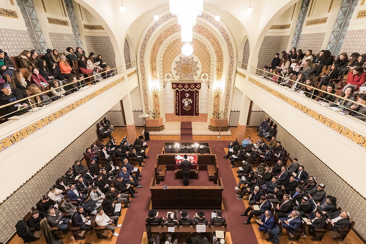 Interior de la Sinagoga de Oporto