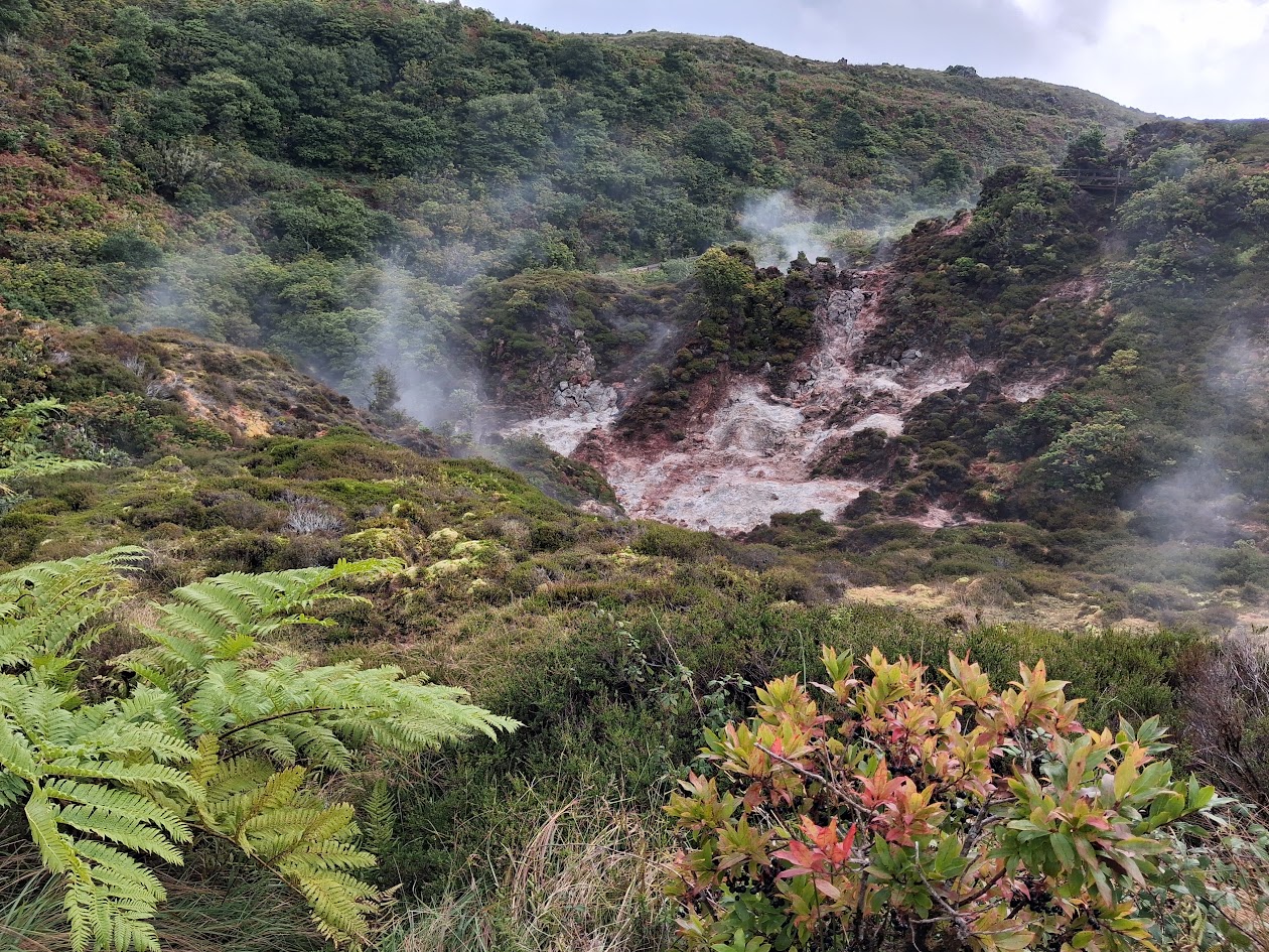 furnas do enxofre en Azores